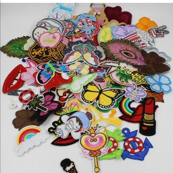 30CHILDREN CLOTHES PATCHES RANDOM APPLIQUE PATCH - Picture 2 of 8